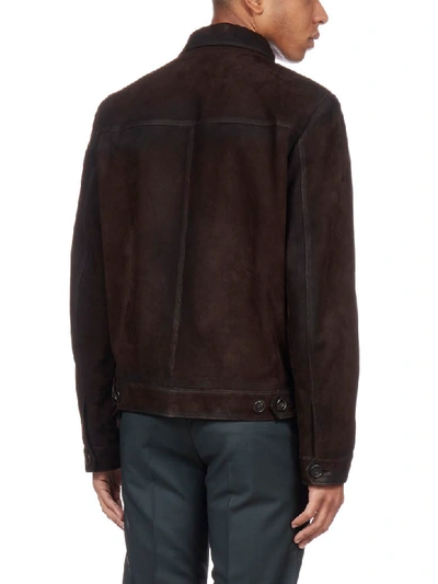 Shop Prada Jacket In Moro