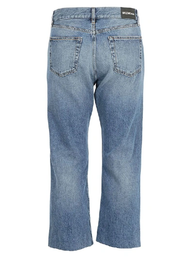 Shop Balenciaga Jeans In Light Vint Indigo