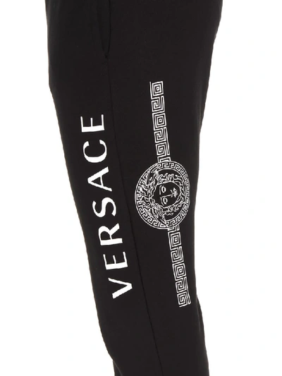 Shop Versace Pants In Black