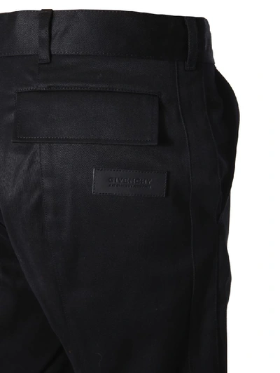 Shop Givenchy Slim Fit Pants In Nero