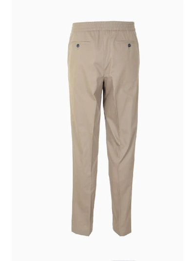 Shop Ferragamo Trousers In Khaki