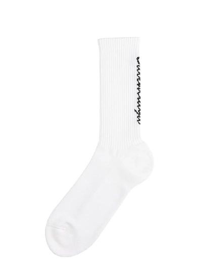 Shop Balenciaga Socks In White Cotton