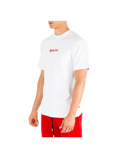 Shop Gcds Cat T-shirt In Bianco