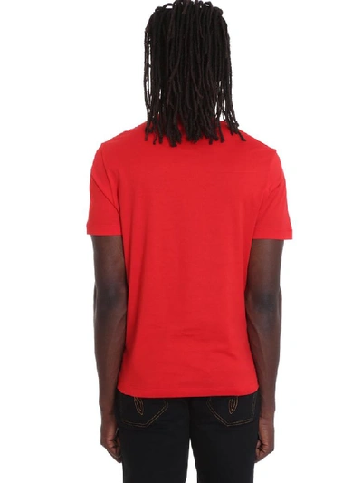 Shop Versace T-shirt In Red Cotton