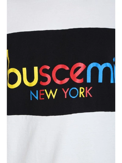 Shop Buscemi T-shirt In White Cotton