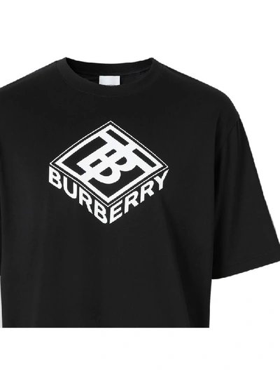 Shop Burberry Ellison Print In Black