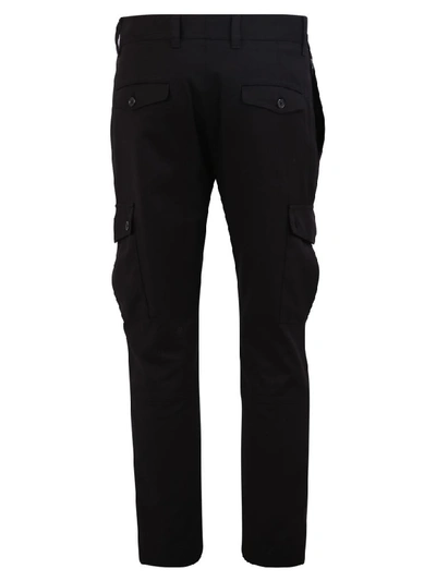 Shop Dolce & Gabbana Cargo Trousers In Black