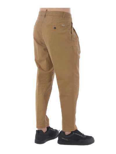 Shop Dsquared2 Trousers In Cammello