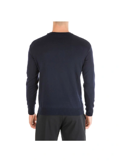 Shop Moschino Teddy Bear Sweater In Blu