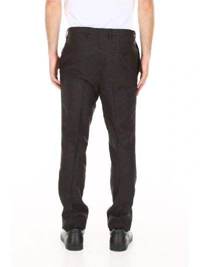 Shop Lanvin Tailoring Trousers In Antracite (grey)