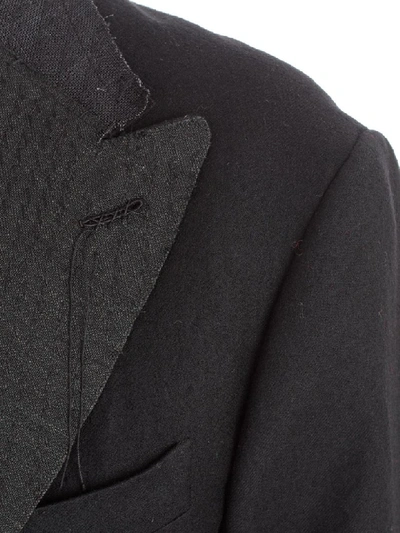 Shop Maurizio Miri Smoking Jacket Lance Neck In Black