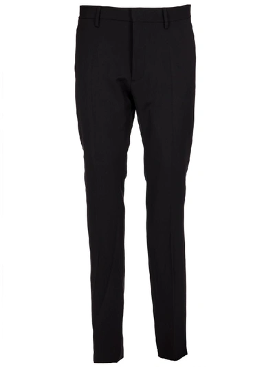 Shop Dsquared2 Tailored Cropped Trousers In Black