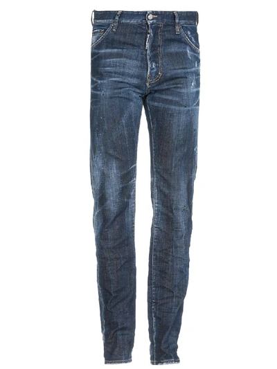 Shop Dsquared2 Slim Jean In Blue