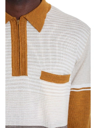 Shop Martine Rose Polo In Beige Wool