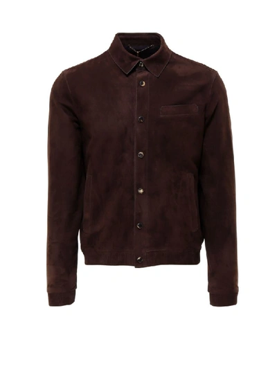 Shop Ajmone Jacket In Brown