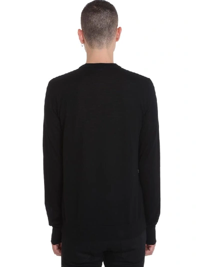 Shop Balmain Knitwear In Black Wool