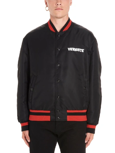 Shop Versace Jacket In Black