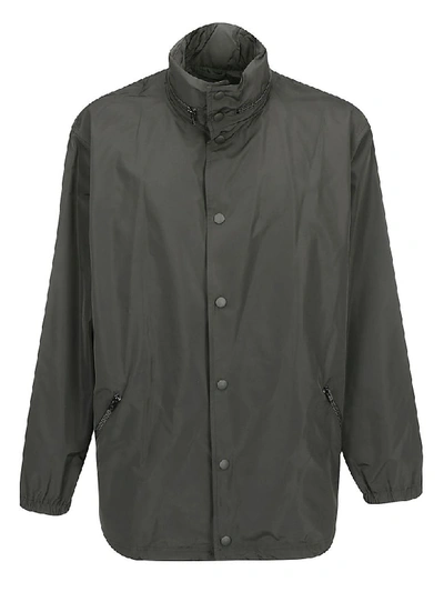 Shop Balenciaga Raincoat In Black