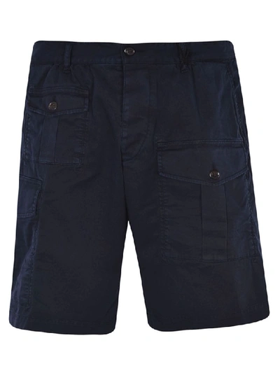Shop Dsquared2 Multi-pocket Shorts In Blue