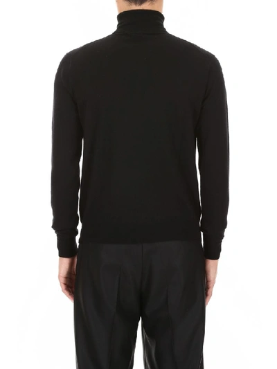 Shop Cc Collection Corneliani Cashmere Pullover In Black (black)