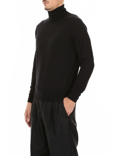 Shop Cc Collection Corneliani Cashmere Pullover In Black (black)