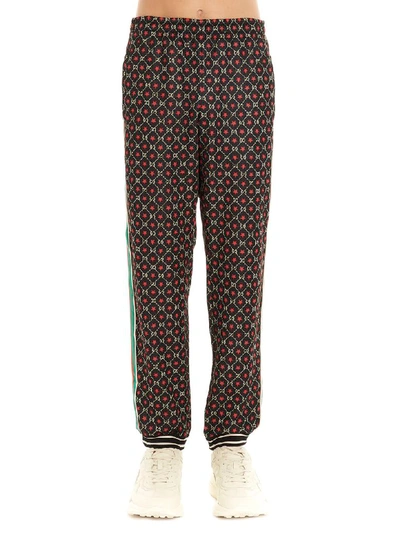 Shop Gucci Stars Pants In Multicolor