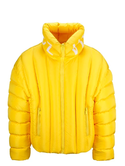 Shop Versace Jacket In Yellow & Orange