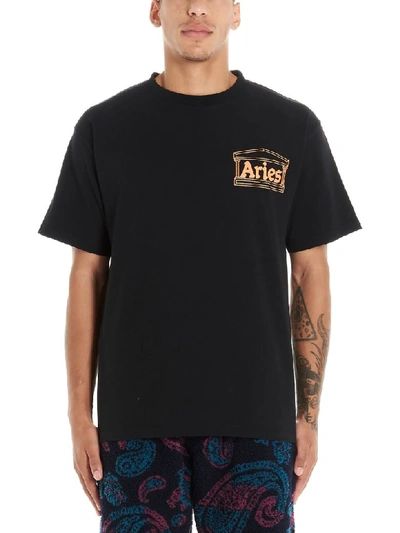 Shop Aries T-shirt In Black