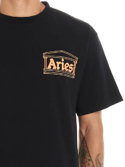 Shop Aries T-shirt In Black
