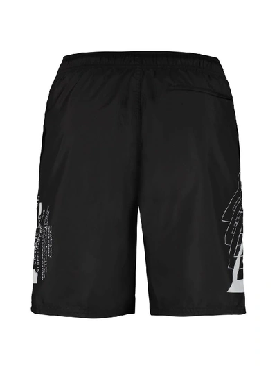 Shop Givenchy Nylon Swim Shorts In Black
