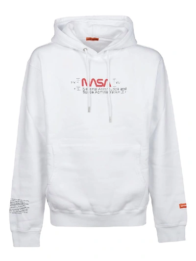 Shop Heron Preston Felpa Nasa Manual In White Multicolor