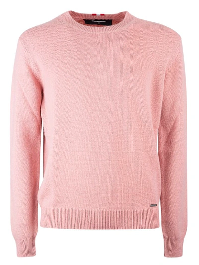 Shop Dsquared2 Crewneck Sweater In Pink