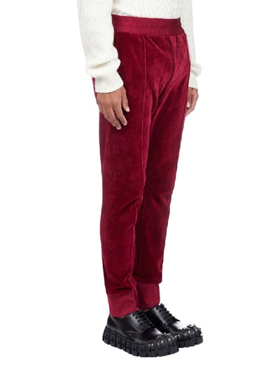 Shop Haider Ackermann Trousers In Red