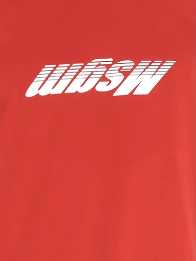 Shop Msgm Active T-shirt In Red