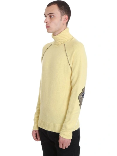Shop Alanui Knitwear In Yellow Cashmere