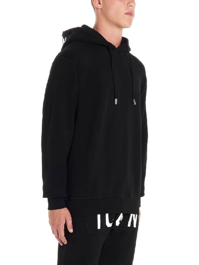 Shop Dsquared2 Icon Hoodie In Black