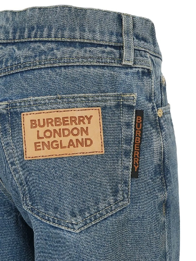 Shop Burberry Jeans In Mid Indigo Blue