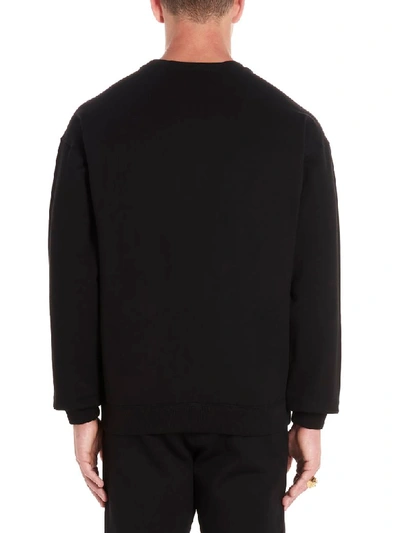 Shop Versace Hearts Sweatshirt In Black