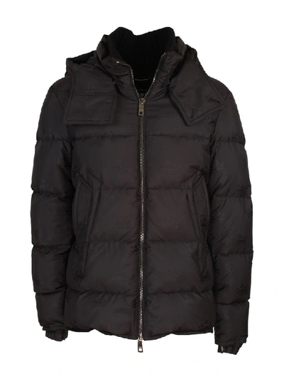 Shop Dolce & Gabbana Down Jacket In Nero