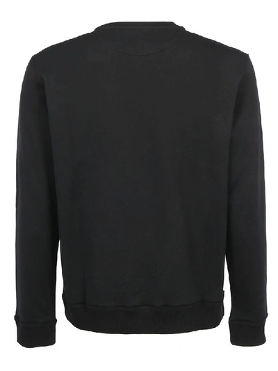 Shop Valentino Sweatshirt In Nero/vltn Stella Bianco