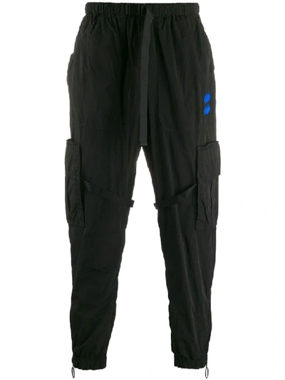 Shop Off-white Off Parachute Cargo Pant In Black White