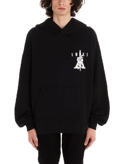 Shop Amiri Dagger Hoodie In Black