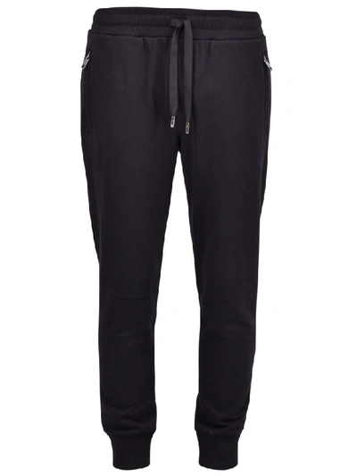 Shop Dolce & Gabbana Branded Trousers In Black