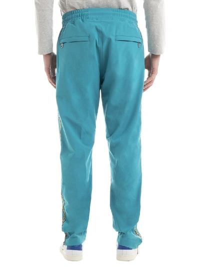 Shop Just Don Islanders Track Pant In Teal