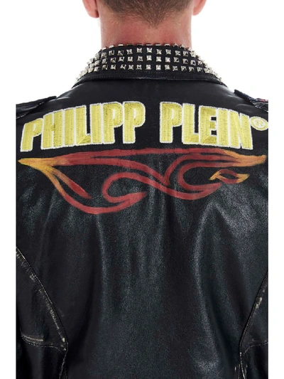 Shop Philipp Plein Jacket In Black