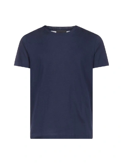 Shop Prada Short Sleeve T-shirt In Navy
