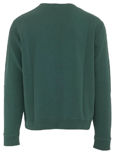 Shop Saint Laurent Sweatshirt In Green