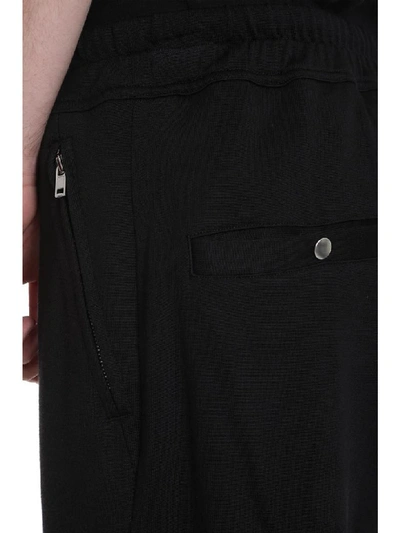 Rick Owens Track Pants Pants In Black Viscose In Black