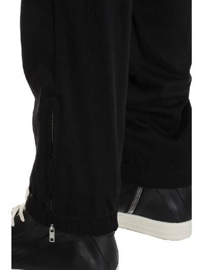 Shop Rick Owens Track Pants Pants In Black Viscose