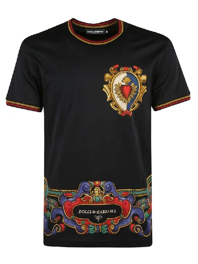 Shop Dolce & Gabbana Printed T-shirt In Multicolor